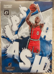 2020-21 Panini Donruss Optic Splash Damian Lillard #5 Portland Trailblazers